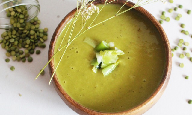 طريقة عمل شوربة البازلاء بالكريما