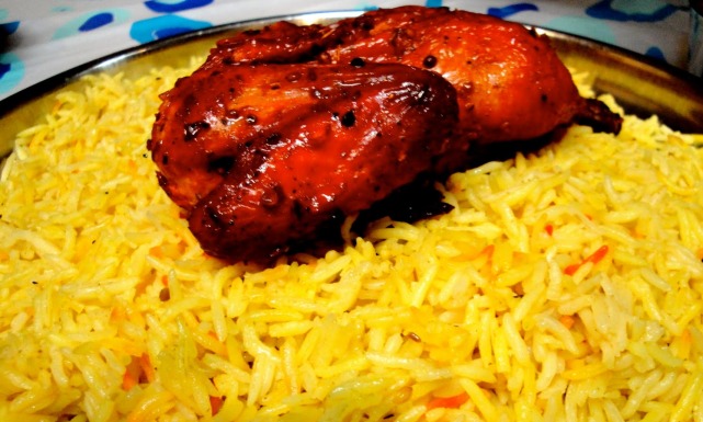 طريقة عمل مندي حريف بالدجاج