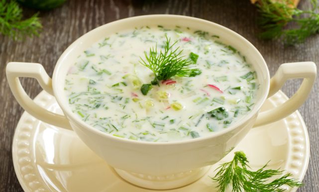 طريقة عمل شوربة الخضار اللبنانية الباردة