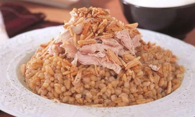 طريقة عمل قمح بالخلطة