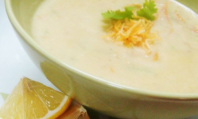 طريقة عمل شوربة الخضار البيضاء