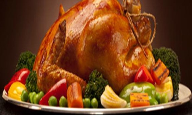دجاج بالفرن مع الخضروات 