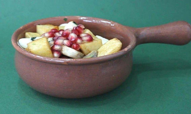 جبنة حلوم مع البطاطس